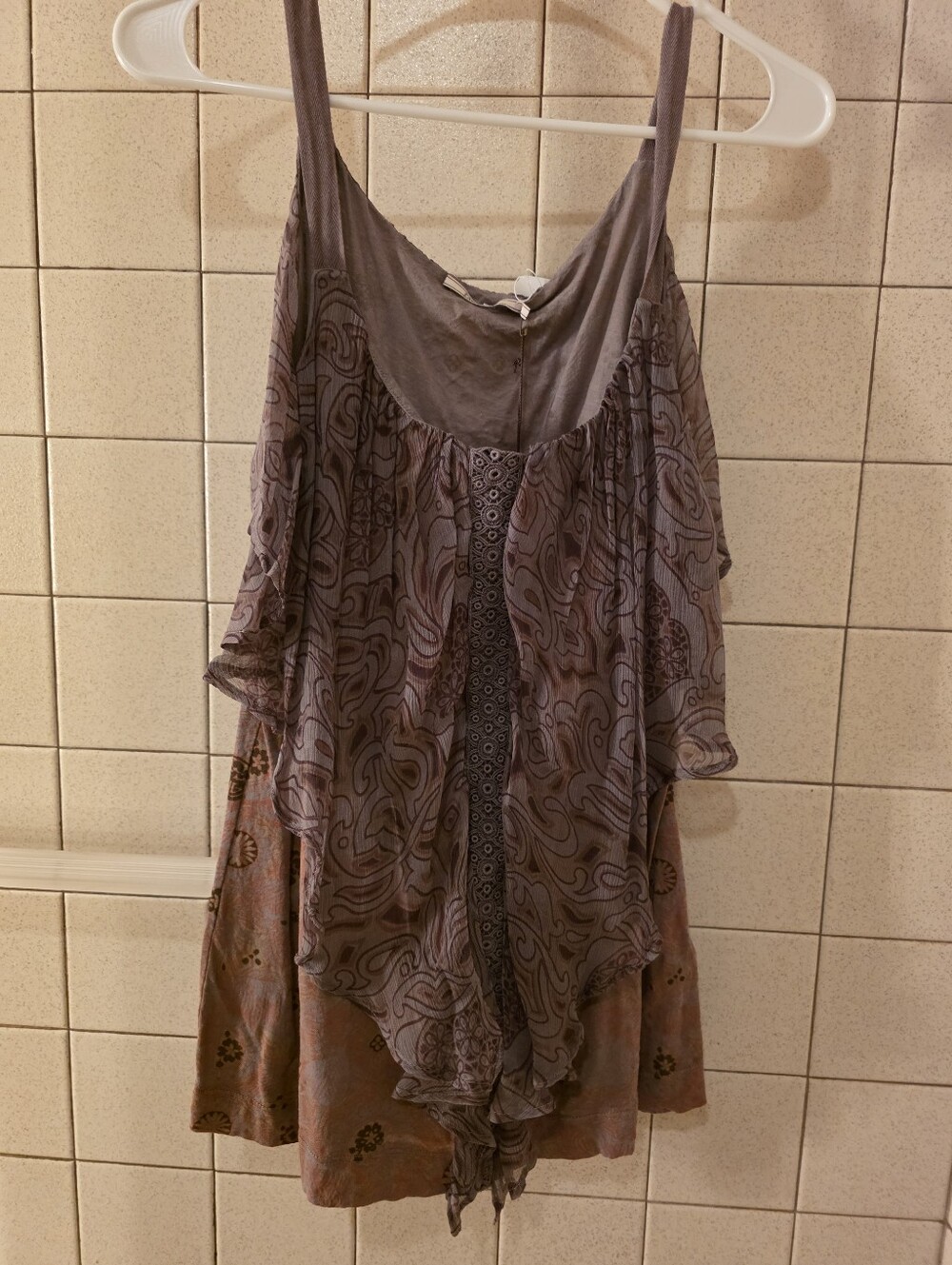LANGUAGE Boho Layered Sleeveless Tunic